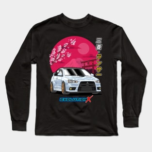 Nippon JDM Mitsubishi Lancer Evolution X Long Sleeve T-Shirt